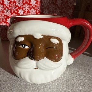 St. Nicholas Sq African American Santa Mug